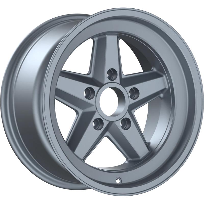Cerchi in Lega FONDMETAL Nos16 Matt Silver 5 fori 16\" 7X16 ET23.3 5x130