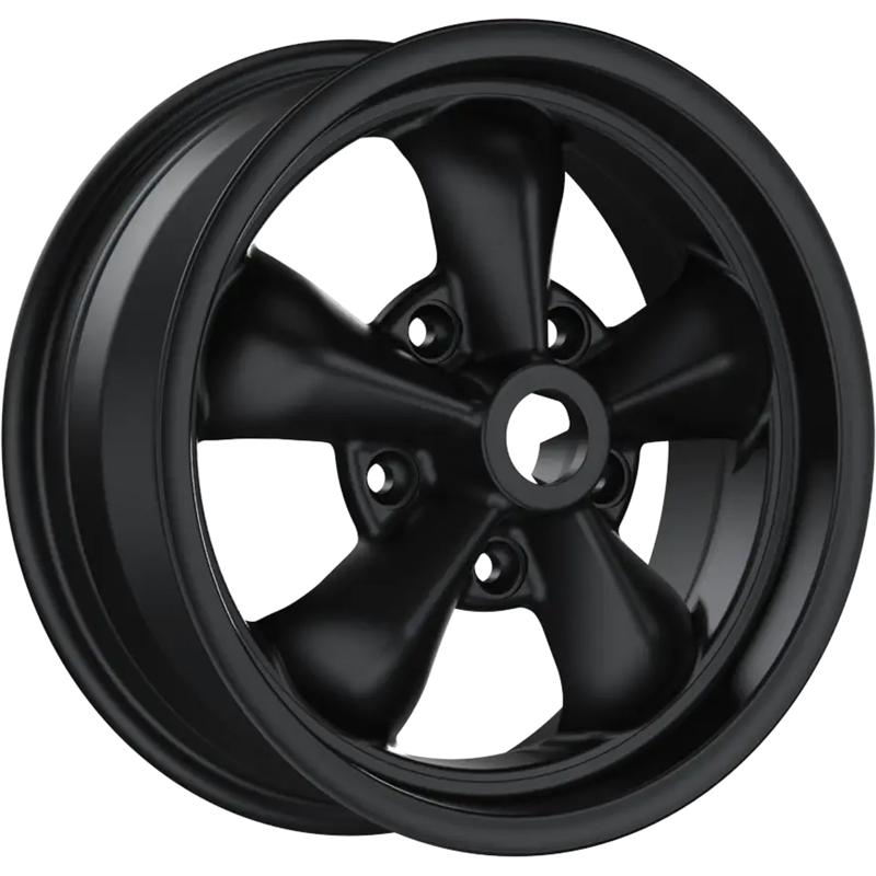 Cerchi in Lega FONDMETAL Tt01 Matt Black 5 fori 15\" 5X15 ET36 5x130