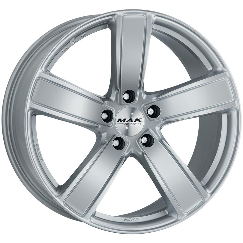 Cerchi in Lega MAK TurismO-ff Silver 5 fori 20\" 9.5X20 ET71 5x130