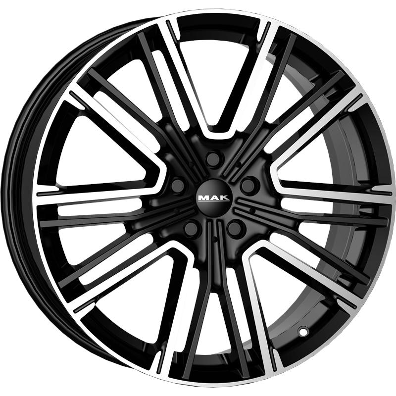 Cerchi in Lega MAK KulT-D Black Mirror 5 fori 20\" 9X20 ET40 5x112