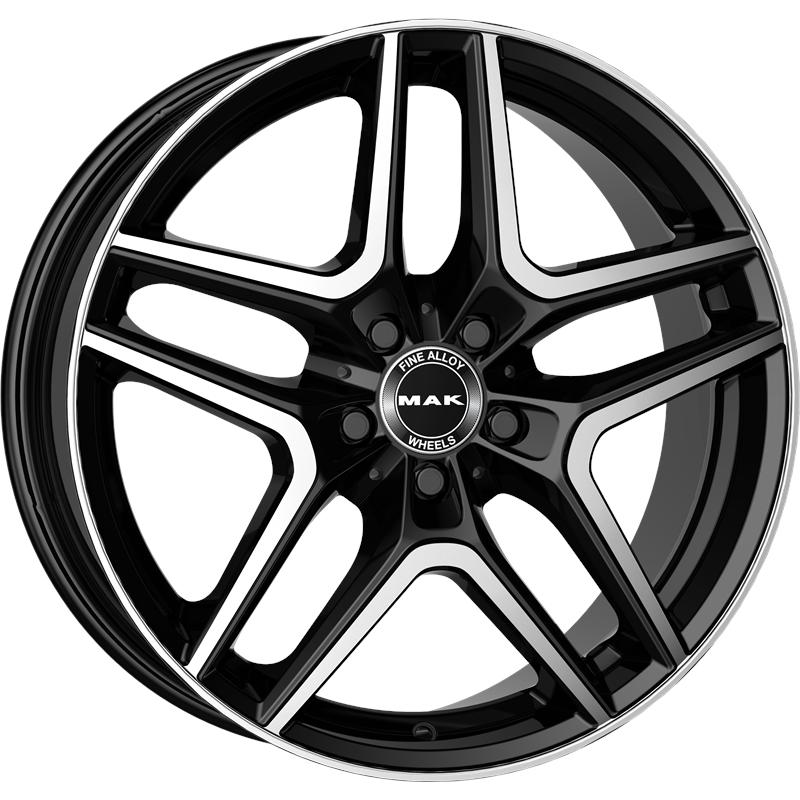 Cerchi in Lega MAK Aurum Black Mirror 5 fori 19\" 8X19 ET33 5x112