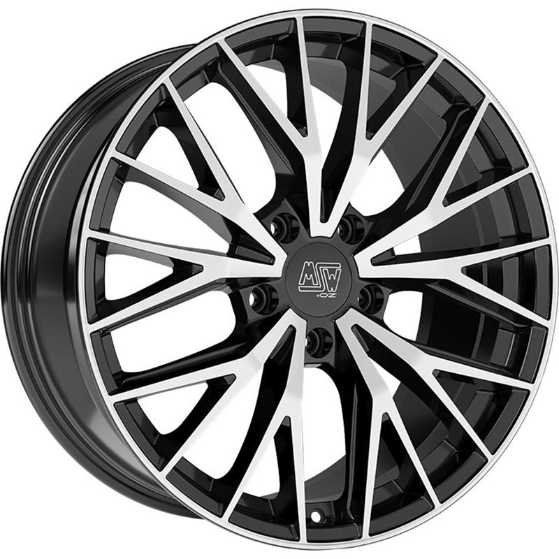 MSW Msw 44 Gloss Black Full Polished 5 fori 20 8 5X20 ET30