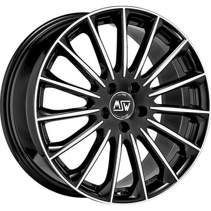MSW Msw 30 Gloss Black Full Polished 5 fori 19 8X19 ET45