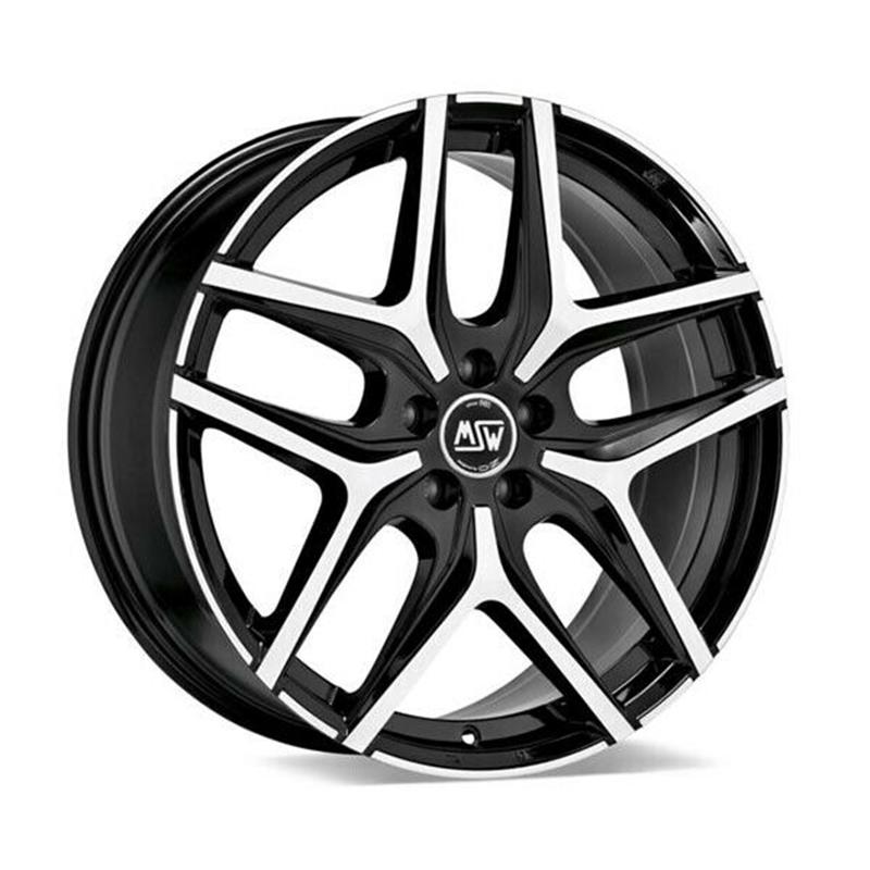 MSW Msw 40 Gloss Black Full Polished 5 fori 18 8X18 ET30