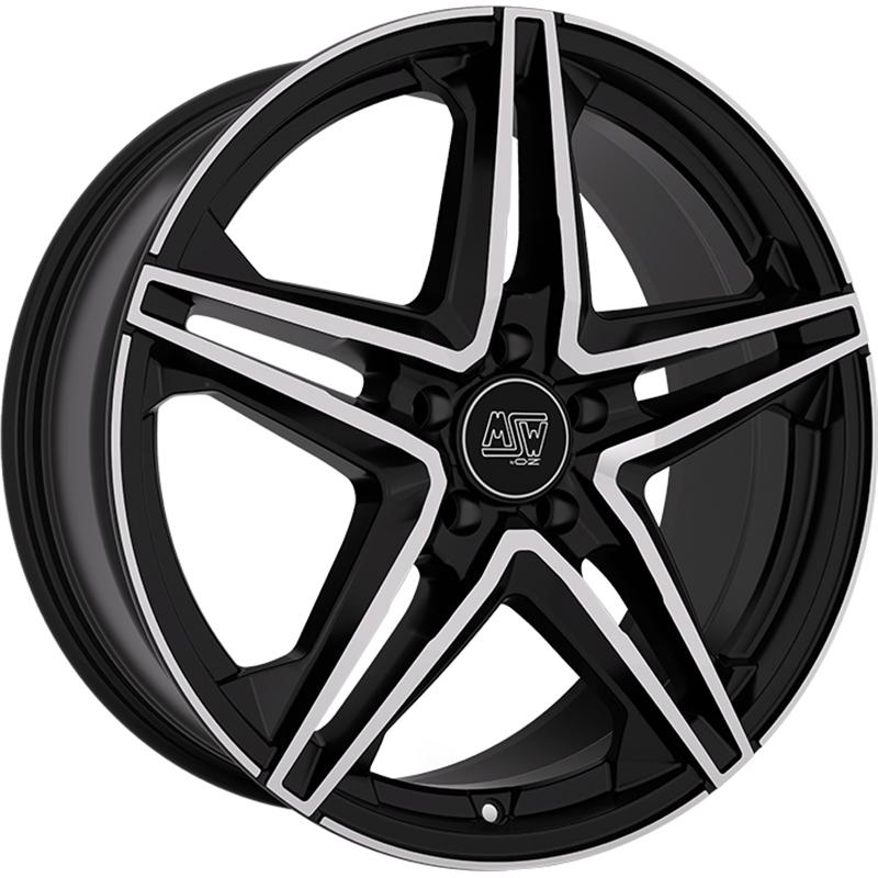 MSW Msw 31 Gloss Black Full Polished 5 fori 18 7 5X18 ET44