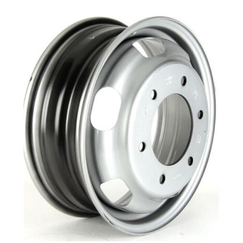 Cerchi in Lega MW GIANETTI RUOTE Steel Silver 6 fori 16\" 5.5X16 ET107 6x170